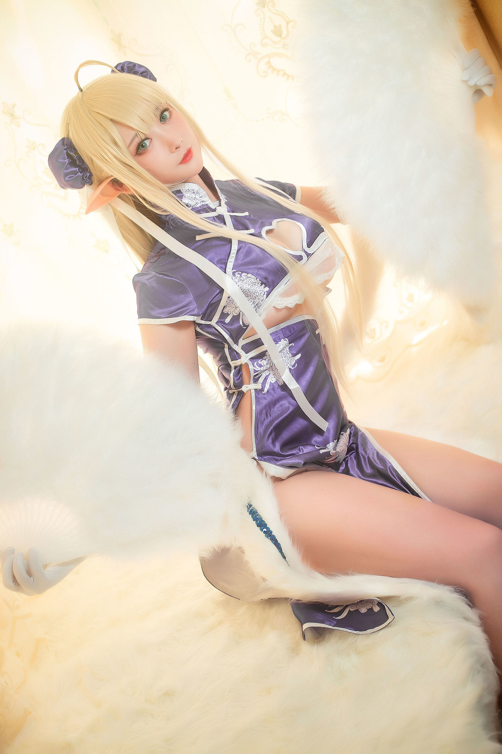 [网红COSER]高颜值coser念念_D半人马旗袍插图9